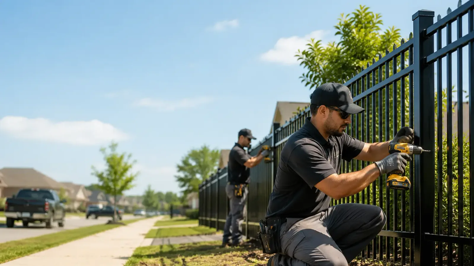 Metal Fence Installation in Cecil, WI
